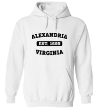 Load image into Gallery viewer, Alexandria Virginia EST Hoodie
