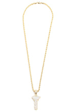 Load image into Gallery viewer, Key Pendant with Gold-Tone Chain