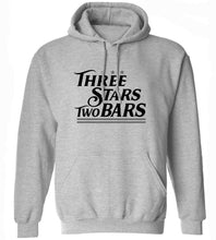 Load image into Gallery viewer, Three Stars Two Bars Hoodie