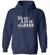 Load image into Gallery viewer, Three Stars Two Bars Hoodie
