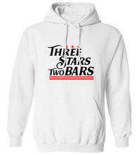 Load image into Gallery viewer, Three Stars Two Bars Hoodie