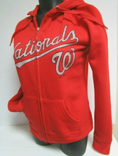 Load image into Gallery viewer, Washington Nationals Women's Zip Hoodie