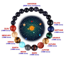 Load image into Gallery viewer, Eight Planet Bead Bracelet
