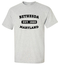 Load image into Gallery viewer, Bethesda Maryland EST T-Shirt