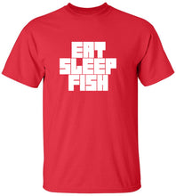 Load image into Gallery viewer, Eat Sleep Fish T-Shirt