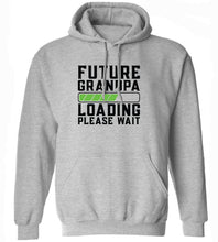 Load image into Gallery viewer, Future Grandpa Loading Please Wait Hoodie