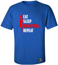 Load image into Gallery viewer, Eat Sleep Basketball Repeat T-Shirt