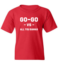 Load image into Gallery viewer, Kids Go-Go Vs. All You Bamas T-Shirt