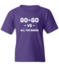 Load image into Gallery viewer, Kids Go-Go Vs. All You Bamas T-Shirt