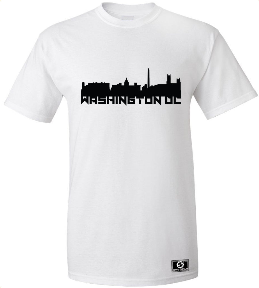 gear berlin shirt Washington DC Skyline T-Shirt Medium / White