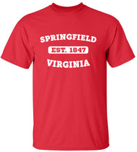 Load image into Gallery viewer, Springfield Virginia EST T-Shirt