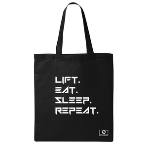 Lift Eat Sleep Repeat Tote Bag
