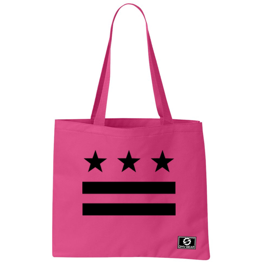 Pink DC Flag Tote Bag