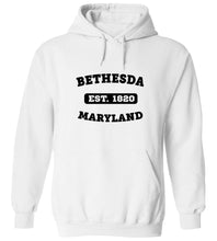 Load image into Gallery viewer, Bethesda Maryland EST Hoodie
