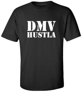 DMV Hustla T-Shirt - Men's Large Black