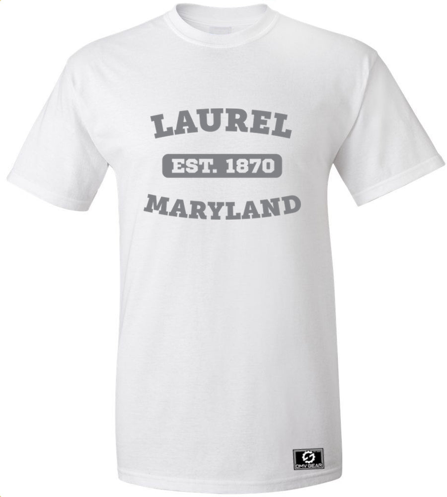 Laurel Maryland EST T-Shirt - Men's Medium White