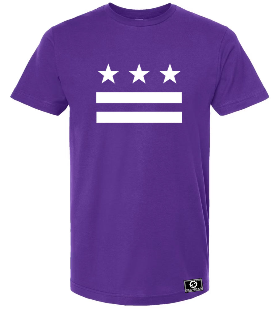 DC Flag T-Shirt - Men's Large Purple