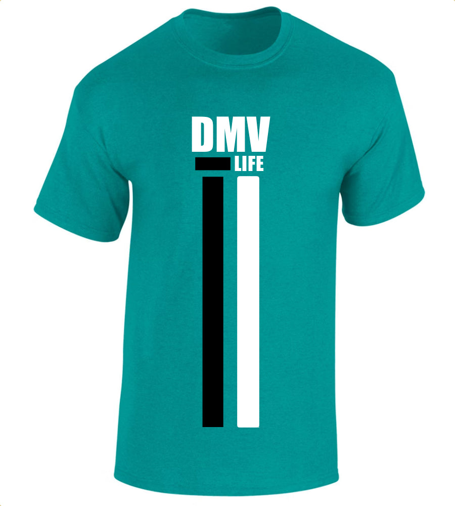 DMV Life Bars T-Shirt - Men's XL Teal