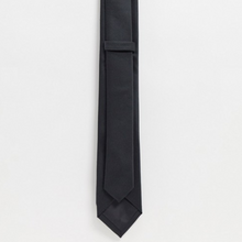 Load image into Gallery viewer, Black Satin Tie
