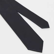 Load image into Gallery viewer, Black Satin Tie
