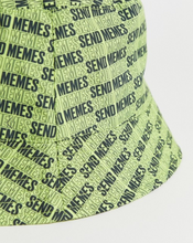 Load image into Gallery viewer, Send Memes Neon Bucket Hat
