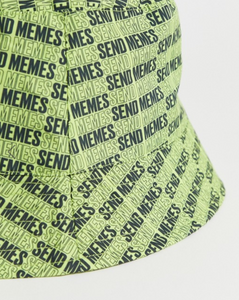 Send Memes Neon Bucket Hat