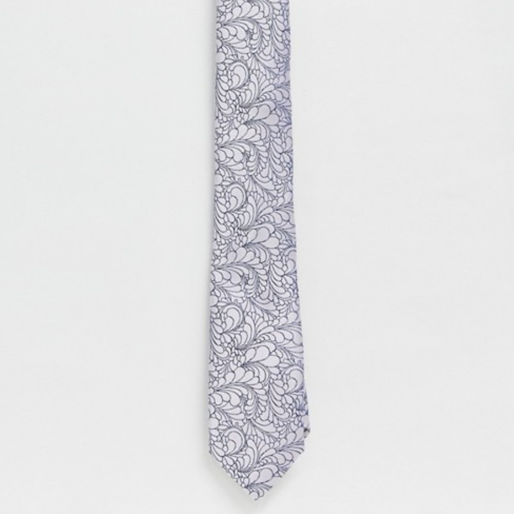 Floral Print Tie