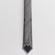 Load image into Gallery viewer, Gray Checkered Tie
