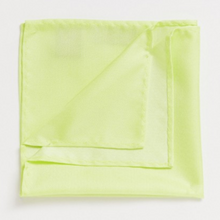 Load image into Gallery viewer, Neon Yellow Pocket Square
