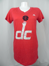 Load image into Gallery viewer, Washington DC Basketball Women&#39;s Adidas V-Neck T-Shirt
