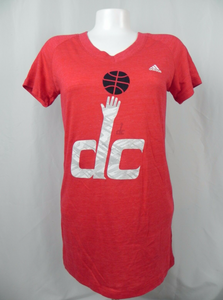 Washington DC Basketball Women's Adidas V-Neck T-Shirt