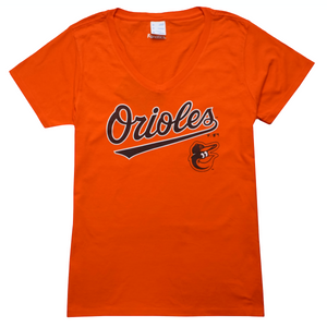 Baltimore Orioles Women's V-Neck T-Shirt