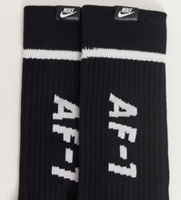 Load image into Gallery viewer, Black Nike Air Force Socks 2-Pack
