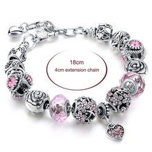 Load image into Gallery viewer, Lux Charm Bracelet - Rose

