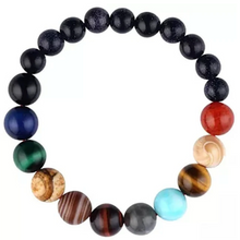 Load image into Gallery viewer, Eight Planet Bead Bracelet
