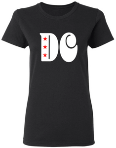 DC Stars T-Shirt - Women's Medium Black
