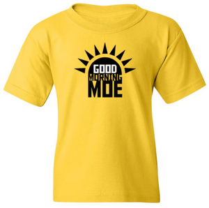 Good Morning Moe T-Shirt - Kid's Large Yellow
