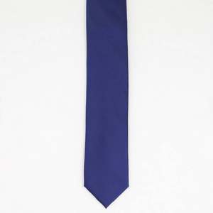 Navy Blue Satin Tie