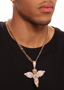 Angel Pendant Chain Necklace