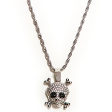 Load image into Gallery viewer, Skull Pendant Chain Necklace
