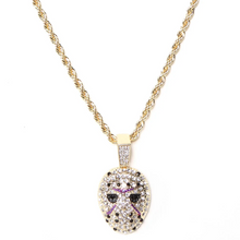 Load image into Gallery viewer, Jason Mask Pendant Chain Necklace
