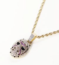 Load image into Gallery viewer, Jason Mask Pendant Chain Necklace
