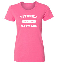 Load image into Gallery viewer, Women&#39;s Bethesda Maryland T-Shirt
