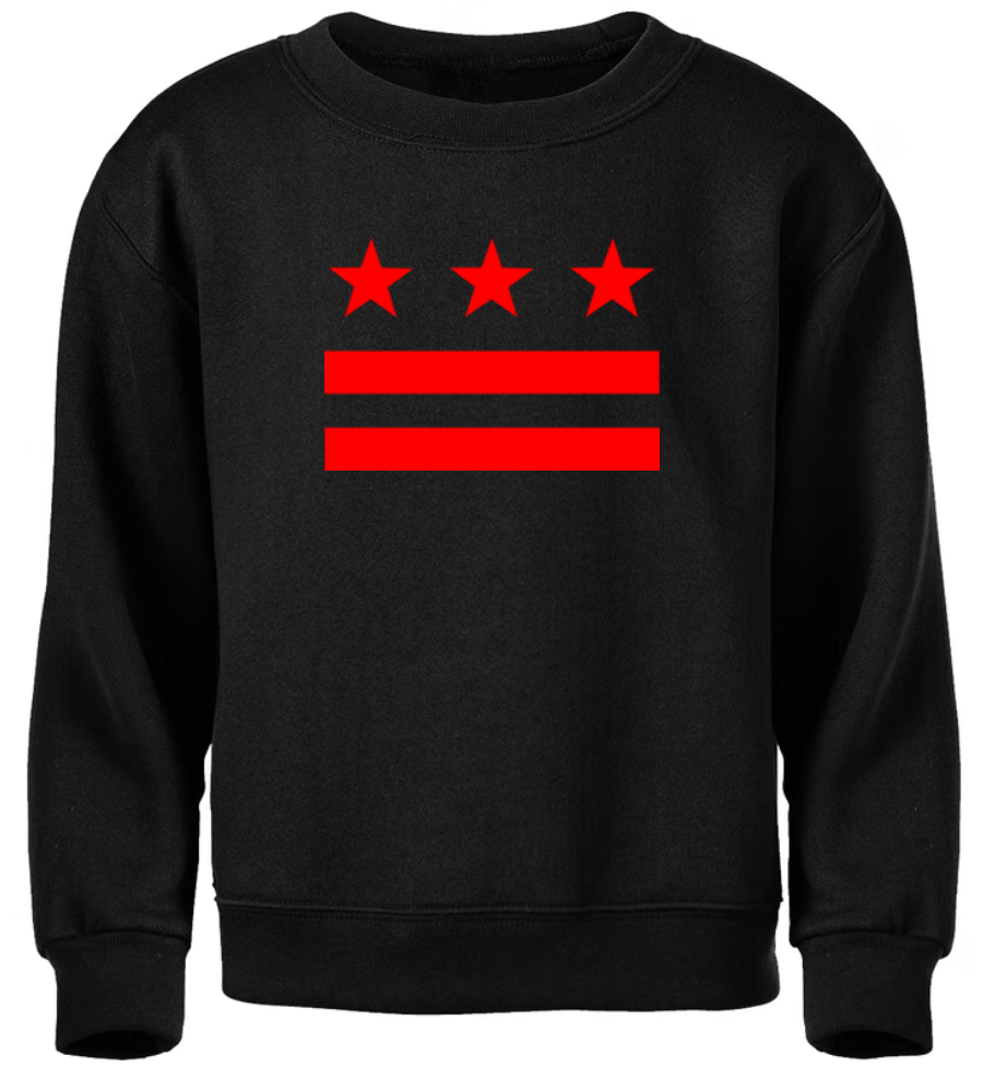 DC Flag Sweatshirt - Men's XXL Black