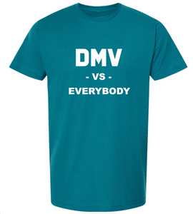 DMV vs. Everybody T-Shirt - Men's Small Teal