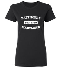 Load image into Gallery viewer, Women&#39;s Baltimore Maryland T-Shirt
