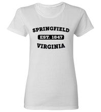 Load image into Gallery viewer, Women&#39;s Springfield Virginia T-Shirt
