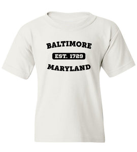 Kids Baltimore Maryland T-Shirt