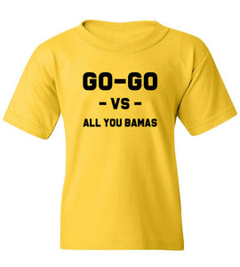Kids Go-Go Vs. All You Bamas T-Shirt