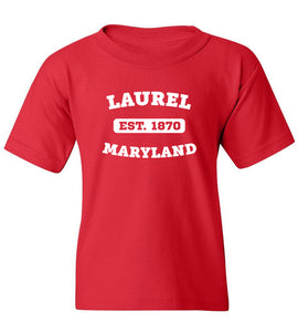 Kids Laurel Maryland T-Shirt